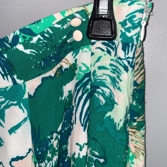 EUC Anthropologie Elevenses Tropical Floral Print Skort Size 4 - Picture 5 of 9